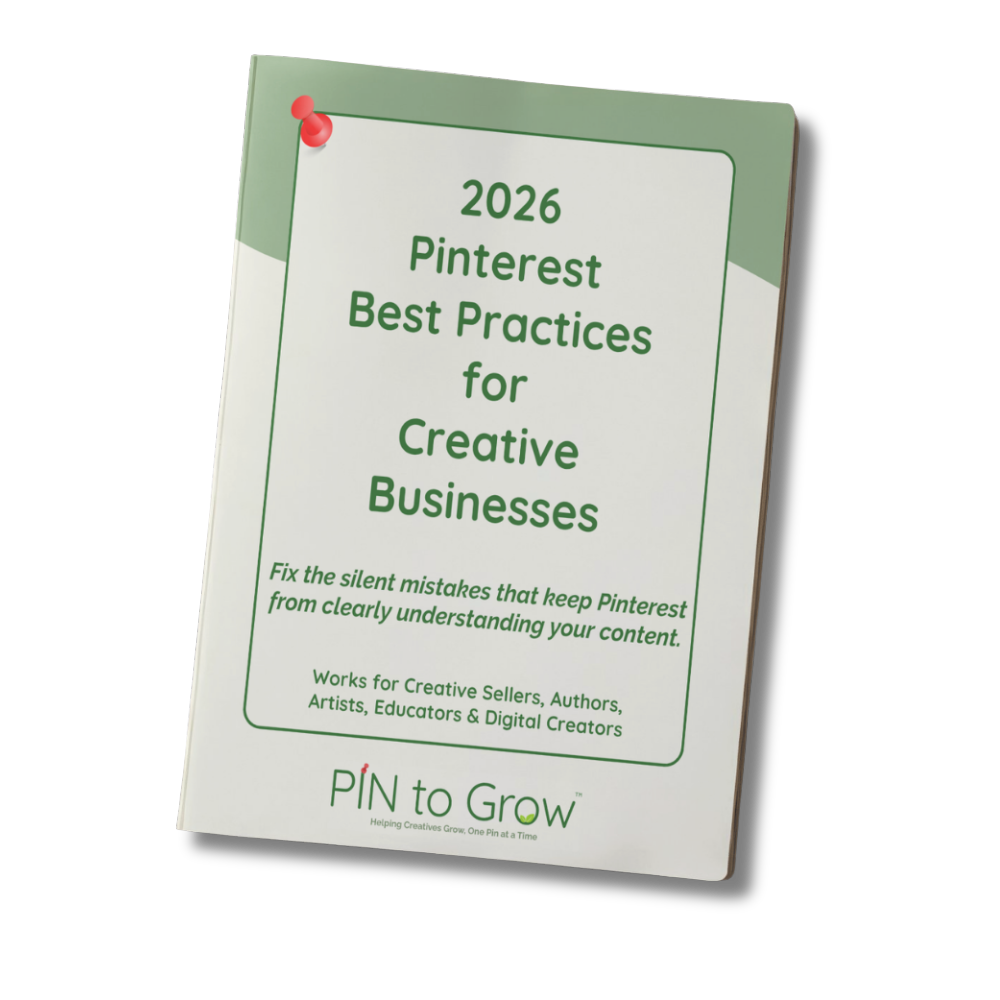 Small booklet of the 2026 Pinterest Best Practices