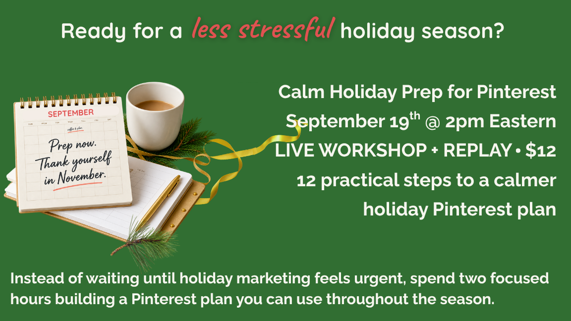 Ready to make this year a less stressed holiday season? Prep now. Thank yourself in November.